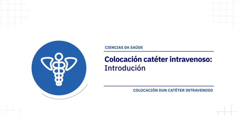 Colocación dun catéter intravenoso na vea xugular esquerda dun equino